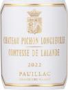 Pichon Comtesse label