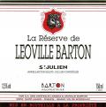 Reserve de Leoville Barton (2nd wine of Leoville Barton) Reserve de Leoville Barton (2nd wine of Leoville Barton)